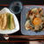 晩酌セット（カレー煮と一口ちぢみ）