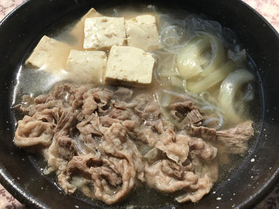 牛肉と豆腐のさっと煮