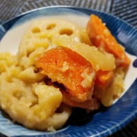 根菜類の八方だし煮込み