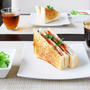 朝ご飯。～鶏ハムdeホットサンド～