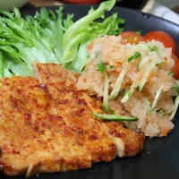 キムチのタレで☆豚おろしステーキ