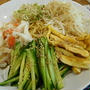 スパゲッティ冷やし中華 ～ ビーフジャーキー完成