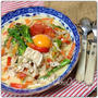 たっぷりお野菜とササミのクリームパスタ