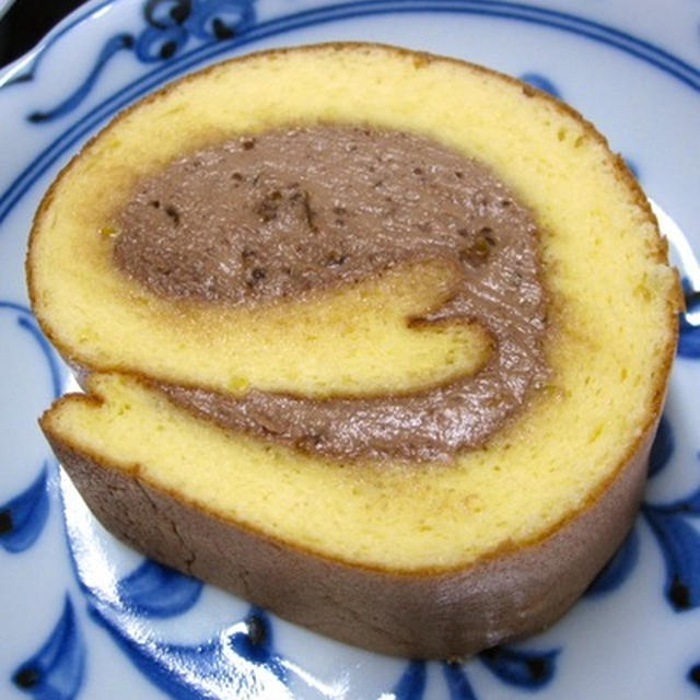 オレンジピールとガナッシュのロールケーキ By へるまんさん レシピブログ 料理ブログのレシピ満載