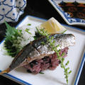 黒米【焼き秋刀魚の握り】 by peguさん