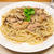 舞茸と鶏肉のパスタ
