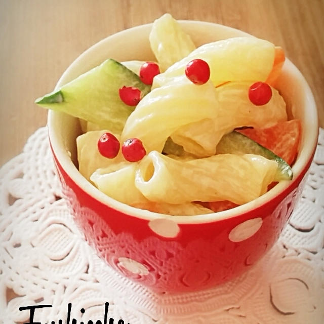 子供喜ぶ マカロニサラダ By Fushiccheさん レシピブログ 料理ブログのレシピ満載