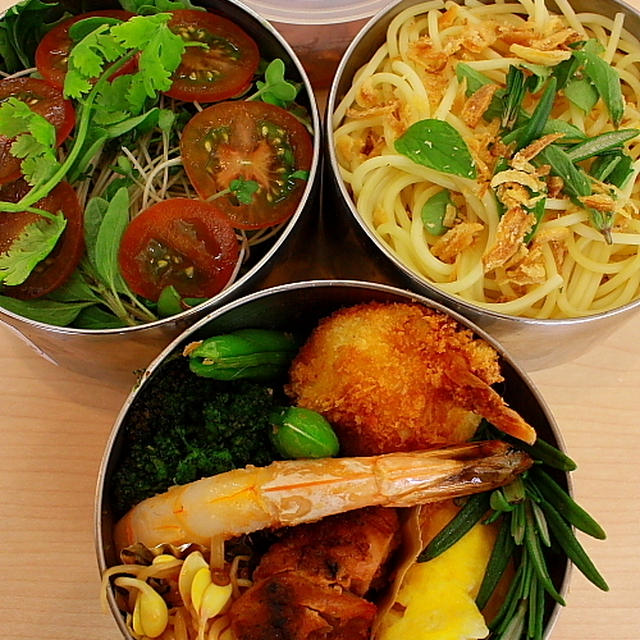 後がけソースのミートスパゲティー弁当