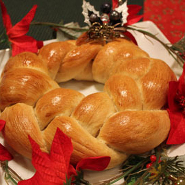 クリスマス　リースパン～銀座イルミ