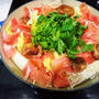 えごまオイルの混ぜ麺 ～ ビュッフェ・キャセロールで豚肉蒸し焼き鍋