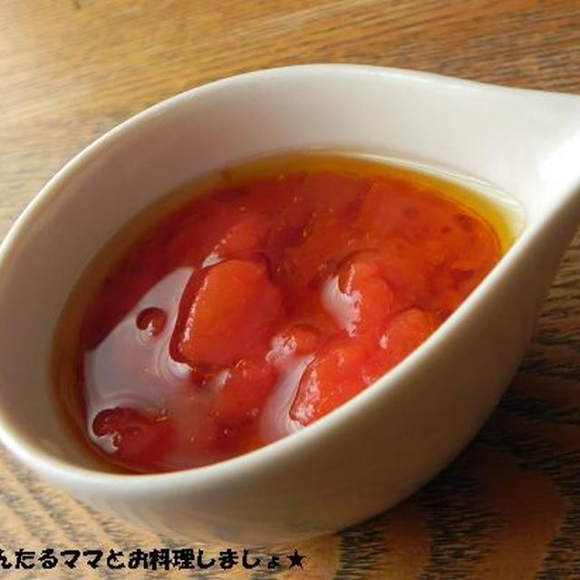 トマトの缶詰で簡単★トマトドレッシング