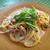 まいたけとベーコンの味噌クリームパスタ
