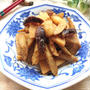 たけのことごぼうと椎茸の甘辛味噌煮炒め