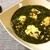 見た目は許して。白だしカレーの濃厚ほうれん草サグ豆腐。（糖質5.8g）