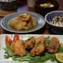 秋鮭の唐揚げ。