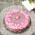 ケーキ型で作る♪桜の花の水羊羹