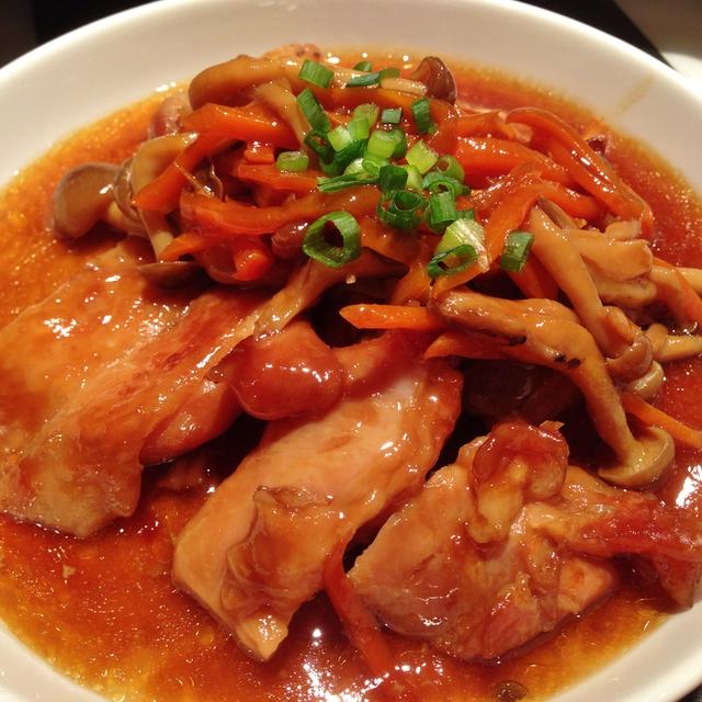 レンジで鶏の照焼き