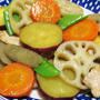根菜と豚こまの生姜炒め＜秋色の豊かな味わい＞