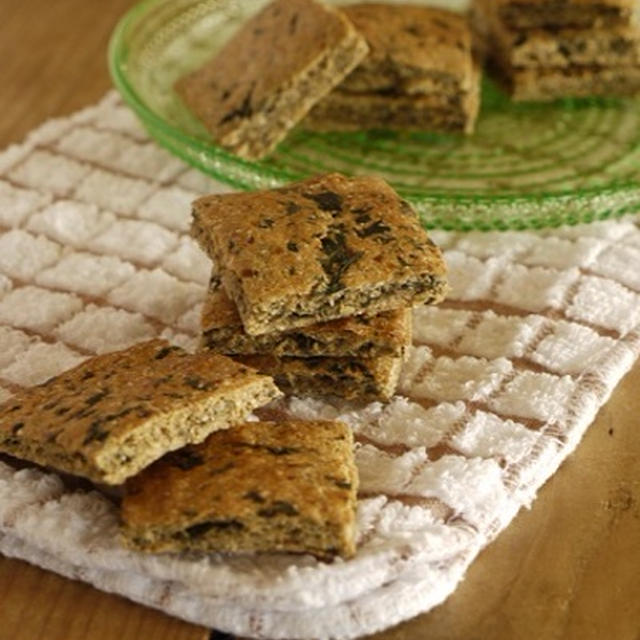 油脂なし全粒粉ほうれん草プルーンクッキー