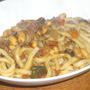 ドライカレー焼きうどん