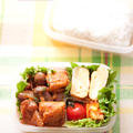 オット用お弁当（真夜中制作）『鶏肉のナポリタン味』 
