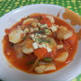 ★寒い日には、里芋と鶏ささみのタバスコトマトスープシチューでポカポカ★