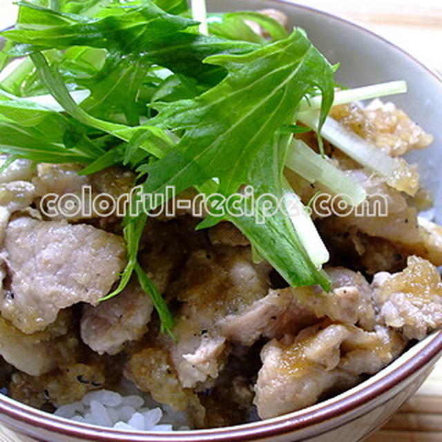 パパが喜ぶ！豚のみぞれ丼