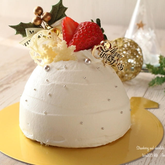 失敗だらけな 苺とチョコのクリスマスドームケーキ 参考レシピあり By たいらさん レシピブログ 料理ブログのレシピ満載