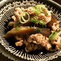 なすと豚肉の甘辛煮
