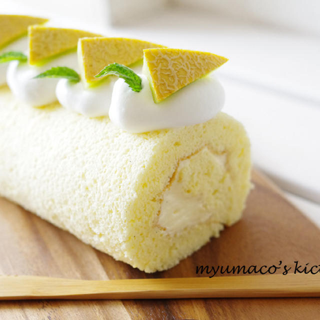 シフォンロールケーキ By みゅまこさん レシピブログ 料理ブログのレシピ満載