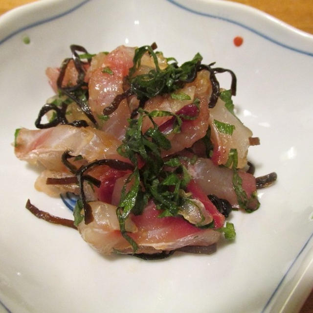 旨魚料理 ハナダイのふじっ子和え By まるかつさん レシピブログ 料理ブログのレシピ満載