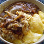 オムハヤシ丼