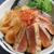 黄金色の玉ねぎソースで鮪のステーキ丼