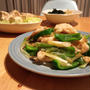 鶏胸肉とピーマンの塩にんにく炒め