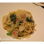 ソーセージとお野菜のスープ～七草と明太子のパスタ☆