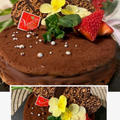 バレンタインケーキのレッスンはいろいろ!!その中から「濃厚チョコレートニューヨークチーズケーキ」 by pentaさん