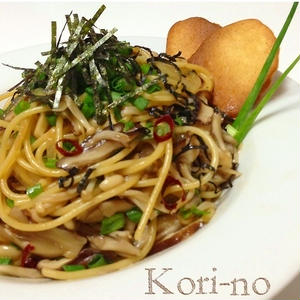 339kcal 秘密にしたい 和風きのこパスタ By コリーノさん レシピブログ 料理ブログのレシピ満載