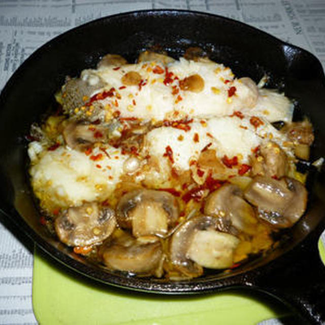 白カレイ マッシュルームのアヒージョ By Aranjuezさん レシピブログ 料理ブログのレシピ満載