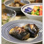 あじの褄（つま）折れ焼き＆トマトとわかめのたまご炒め