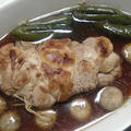 鶏モモ肉のルーロー　ガーリックソース