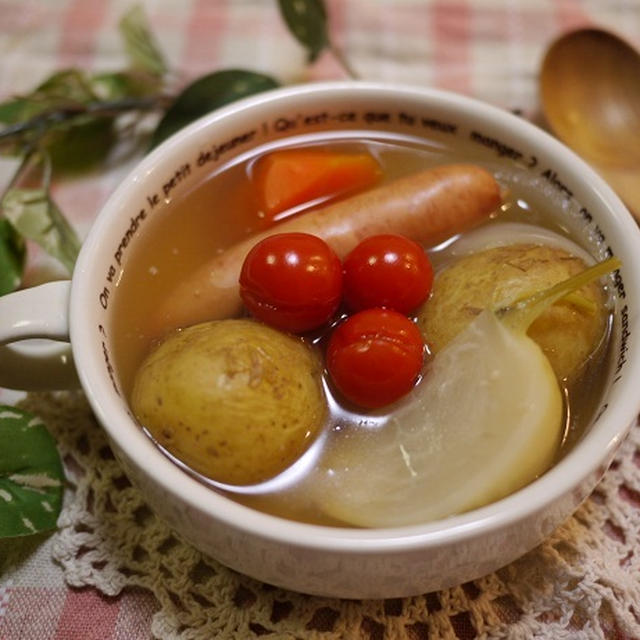 Oisixさんの 「 おためしセット 」で 醤油麹で和風ポトフ＆かぶの醤油麹漬け