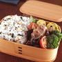 豚肉と木耳の塩麹生姜焼き・・お弁当＆全粒粉クッキー♪