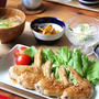 手羽先の野菜ぽんず照り焼き。