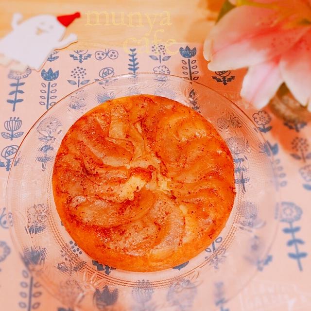 炊飯器でシナモンりんごケーキ