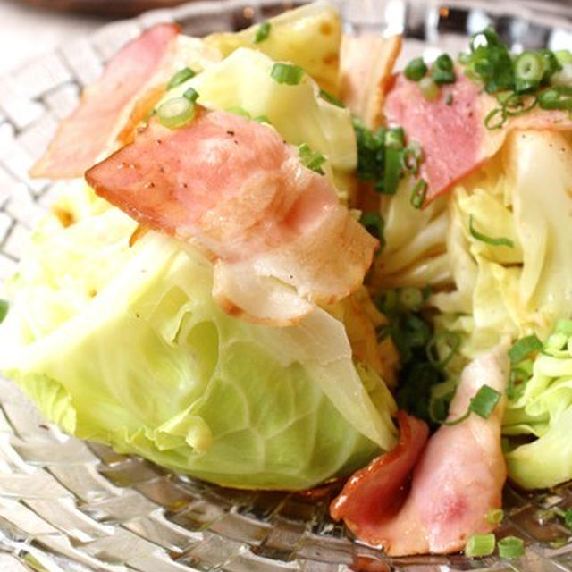 ざくざくキャベツとベーコンのホットサラダ By Yasukoさん レシピブログ 料理ブログのレシピ満載