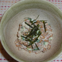 納豆の味噌マヨサラダ