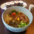 肉うどんと明太子巻き