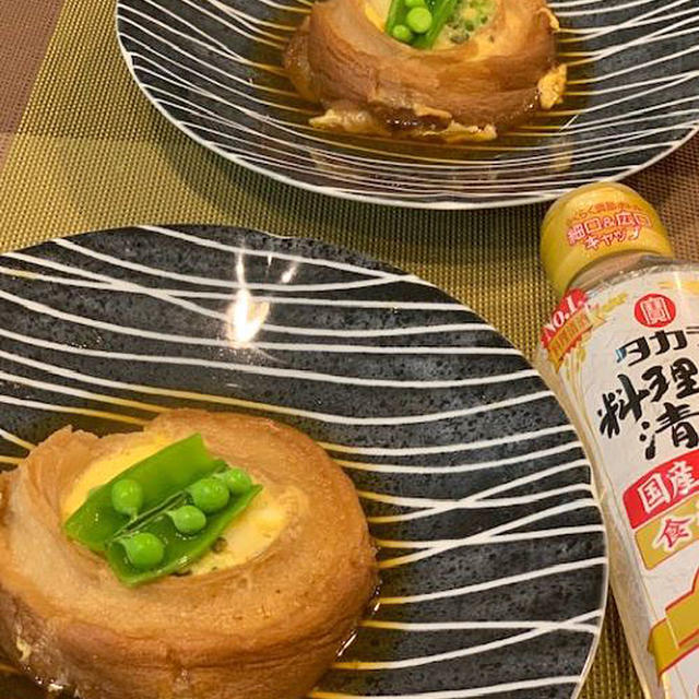 旬の食材と車麩でほっこり味の煮物・・おやつは自作お皿にのせてたい焼きでした♪♪