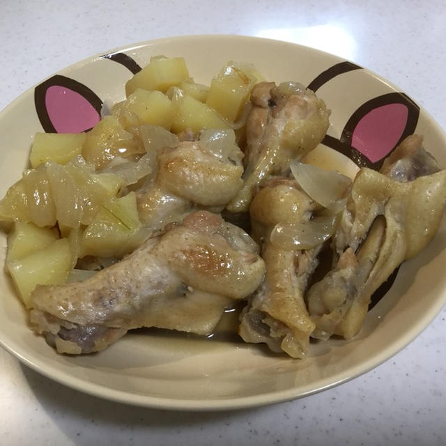 鶏手羽元の肉じゃが