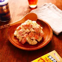 電子レンジでお手軽簡単★忙しい朝の朝食の１品にもぴったり！！！材料をレンチンして調味料と和えるだけでパパっと完成♪「じゃがいもとソーセージの粒マスタードマヨ和え」【レシピ1832】【スパイス大使】